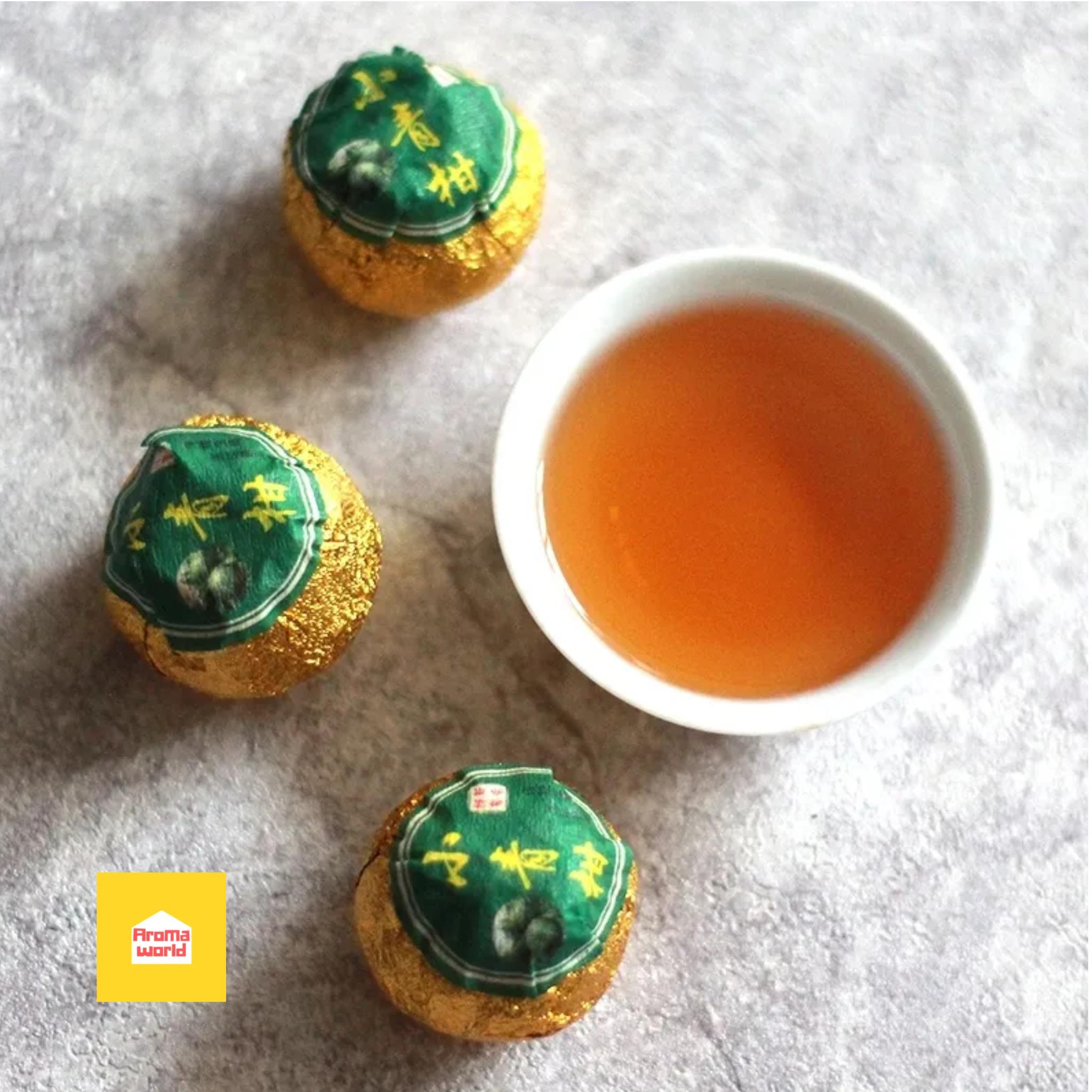 xiaoqinggan puer tea jeruk pu er 40g teh herbal dengan buah kulit jeruk xiaoqinggan puer tea jeruk pu er 40g teh herbal dengan buah kulit jeruk